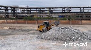 Работа на экскаваторе, выгрузка вагонов