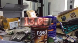 Часы на матрице max7219, модуле DS1302 и arduino, очень простой скетч