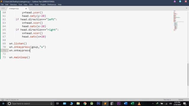 Python Turtle make a Snake Game very easily step by step Tutorial смотреть онлайн