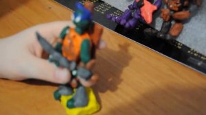 Черепашка ниндзя ЛЕО(Леонардо), лепим из пластилина