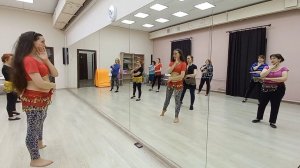 Фрагмент танца под СЧЁТ и под музыку для группы Восточные танцы