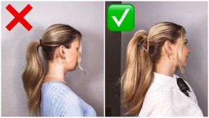 ЛАЙФХАК ДЛЯ ДЕВУШЕК: ОБЪЁМНЫЙ ХВОСТИК С КРАБИКОМ Hair hack: claw clip voluminous ponytail