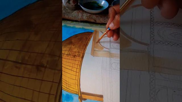 Al-Aqsa Mosque in watercolor смотреть онлайн