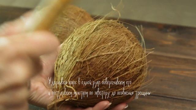 Как открыть кокосовый орех. Как быстро разбить кокос.