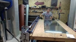 Изготовление ендовы оцинкованной на листогибе "Днепр"