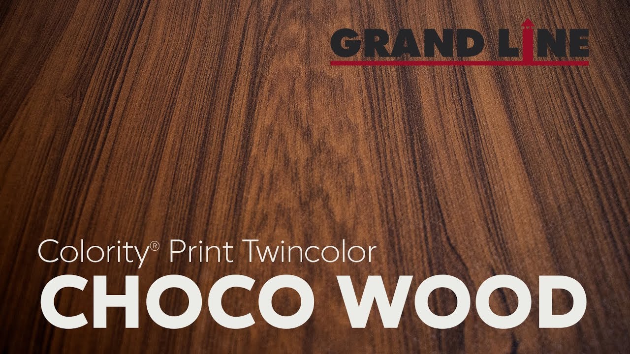 Полимерное покрытие линейки Disign Print Elite в цвете Choco wood