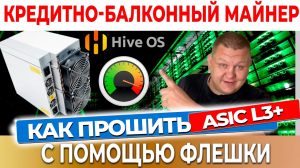 Как прошить асик L3+ на HIVE OS c помощью флешки | прошивка l3+ hiveos | майнинг в квартире #41