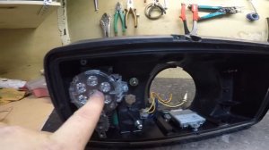 Светодиодные фары на ваз 2107 часть 1