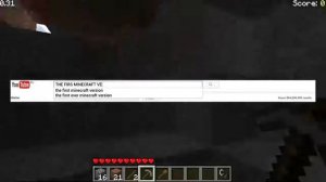 САМОЕ ПЕРВОЕ ВИДЕО ПО МАЙНКРАФТУ НА ЮТУБЕ МАЙНКРАФТ ОТКРЫТИЯ