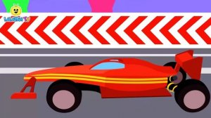 Monster Truck, Police Car, Bus, Racing Car, Excavator and Fire Truck | Car Songs by Lalafan TV