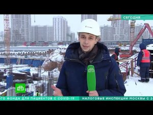 "Сегодня в Москве" ТК НТВ.  Рабочие места за пределами ТТК. Опыт Концерна "КРОСТ" (20.01.2022)