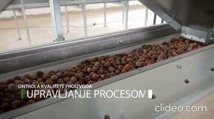 Линия для очистки фундука