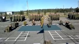 Показательные выступления по Армейскому рукопашному бою вч 16605 г Оленегорск