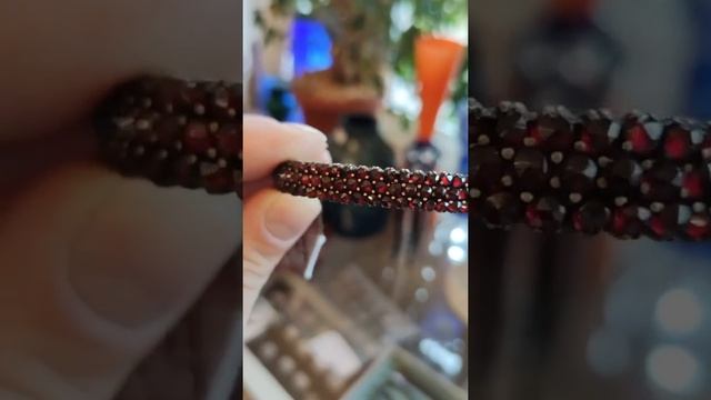 #shorts 18 февраля 2022 г. В продаже украшения чешский гранат . Vintage Czech garnet jewellery