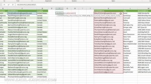 How to Compare two columns with Excel