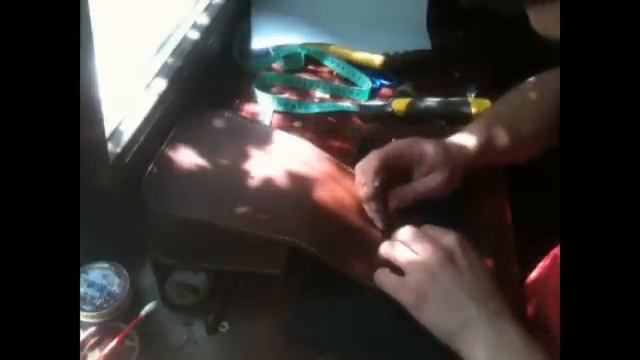 Кожаная сумка своими руками (часть2) handmade leather bag смотреть онлайн