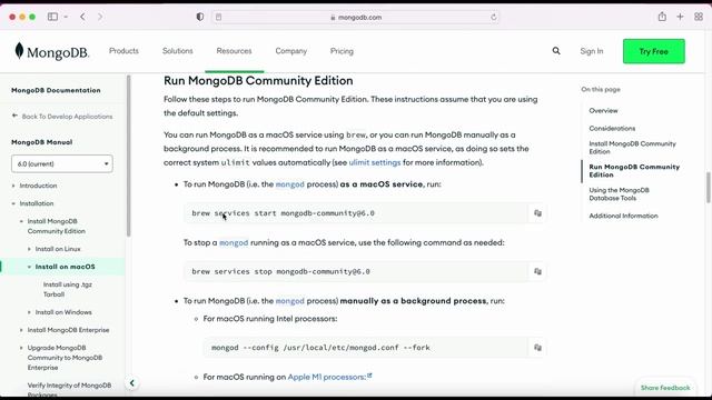 How to install mongo DB and compass on mac os смотреть онлайн
