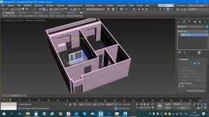 Как вставить двери и окна в 3d max