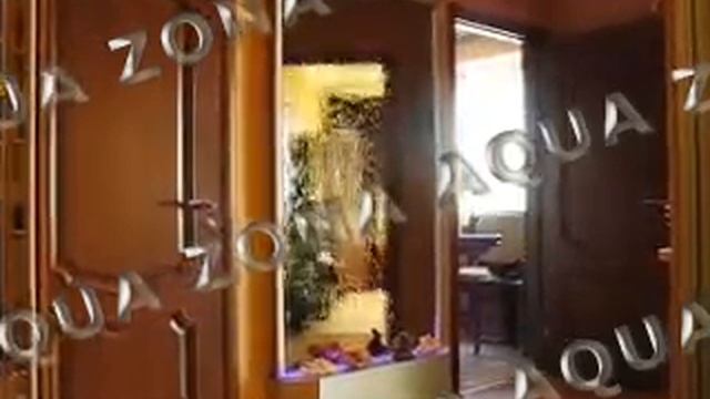 Водопад по зеркалу с подсветкой,нестандартное основание, квартира смотреть онлайн