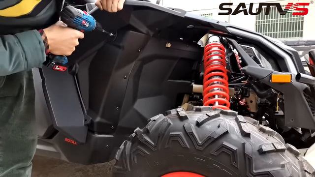 Installation of SAUTVS Wider Extended Fender Flares Kit for Maverick X3 2017~2023 смотреть онлайн