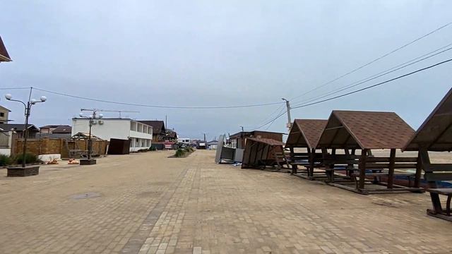 Набережная массива "Морской" практически не пострадала! Село Прибрежное, Сакский район.