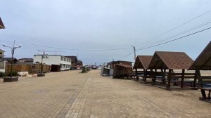Набережная массива "Морской" практически не пострадала! Село Прибрежное, Сакский район.