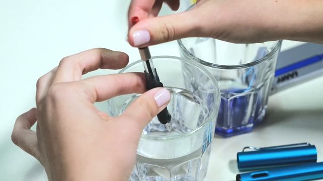 Как промыть ручку LAMY с помощью конвертера смотреть онлайн