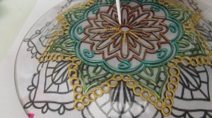 Точечная роспись тарелки | МАСТЕР КЛАСС | #роспись