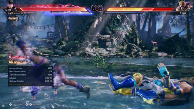 Reina Max Damage Combo 128 | Tekken 8 смотреть онлайн