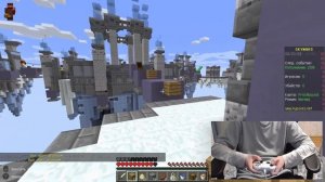 Майнкрафт, но у меня геймпад! Мини игры, Bed Wars, Sky Wars, Дуэли!