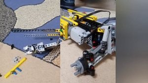 Шась трофи трака из лего техник