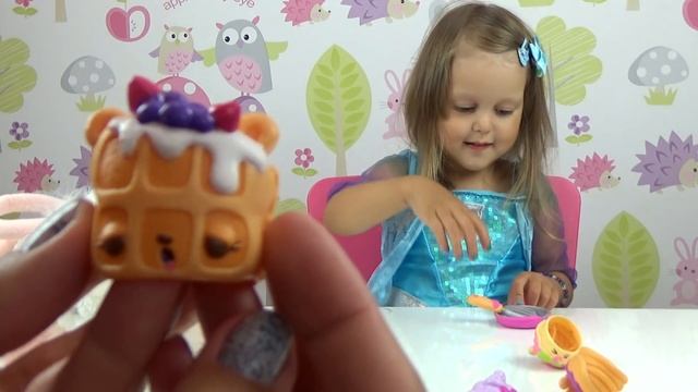NUM NOMS Ла-Ла-Ланч Набор Num Noms Сюрприз Принцесса Эльза готовит Num Подарочки для Princess Elsa