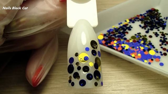 КАМИФУБУКИ. Маникюр конфетти. Дизайн ногтей камифубики смотреть онлайн