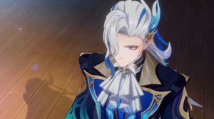 4.2 Genshin Impact Катсцена конец Фокалорс, Невиллет обретает силу. Китайское аудио русские субтитр