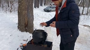 Суп харчо в афганском казане