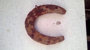 Подкова после недели в уксусе. Часть 2