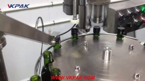 6 голов оливкового масла наполнитель и укупорочная машина