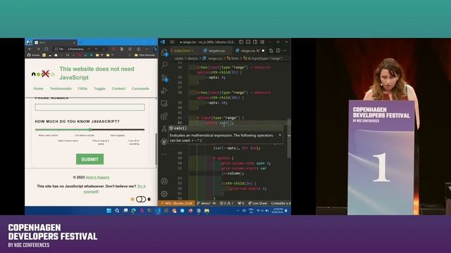 Your website does not need JavaScript - Amy Kapernick - Copenhagen DevFest 2023 смотреть онлайн