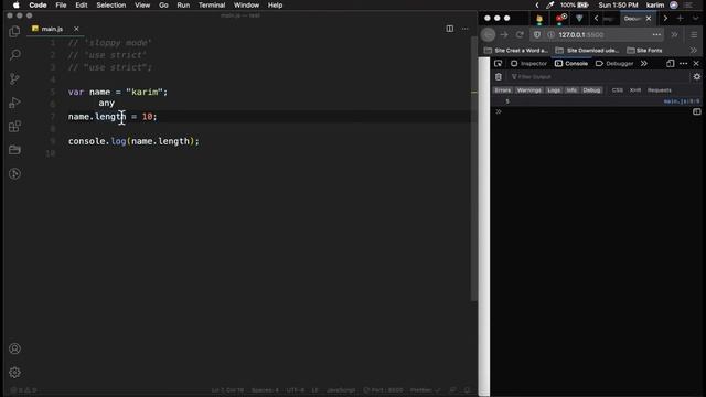 ما هي الـ use strict وفائدتها ومعرفه الاختلافات بين الـ use strict و الوضع العادي смотреть онлайн
