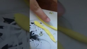 Мастер класс . Лепим карандаш и рюкзак из лёгкого пластилина