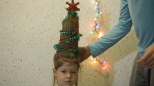 Новогодняя елка... НА ГОЛОВЕ!!! Супер новогодняя прическа.