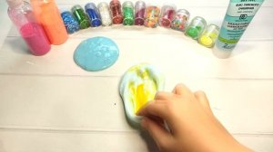 ДЕЛАЮ СЛАЙМЫ БЕЗ КЛЕЯ ПО РЕЦЕПТАМ ОТ ПОДПИСЧИКОВ / ТЕСТИРУЮ АКТИВАТОР С МАСКОЙ ПЛЕНКОЙ для слайма