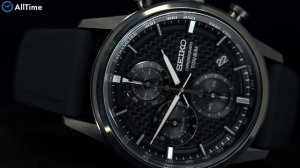 Обзор часов Seiko SSB393P1 с хронографом. Японские титановые наручные часы. Alltime