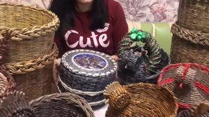 Мое второе увлечение ! Плетение из газетных трубочек