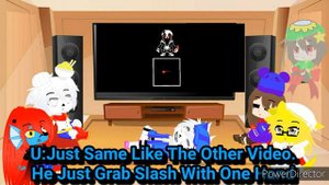 Undertale react to VHS sans animation