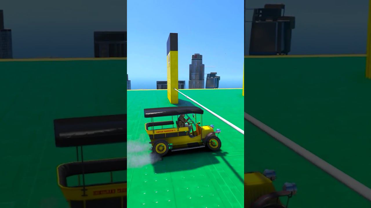 КАК ДАЛЕКО ПРОЕДЕТ ЧИТ ТАЧКА ПОД САМЫМ НИЗКИМ ШЛАГБАУМОМ? УЗКО НИЗКО В ГТА 5! #shorts смотреть онлайн