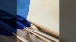 Комплект штор «Ядри (бежево-синий)»