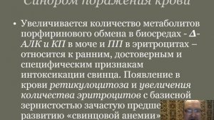 Интоксикация свинцом. Луняков В.А.