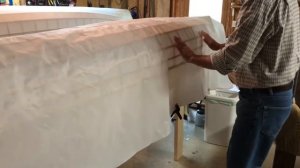 Skinning the Boat, Part 1: Attaching the Dacron