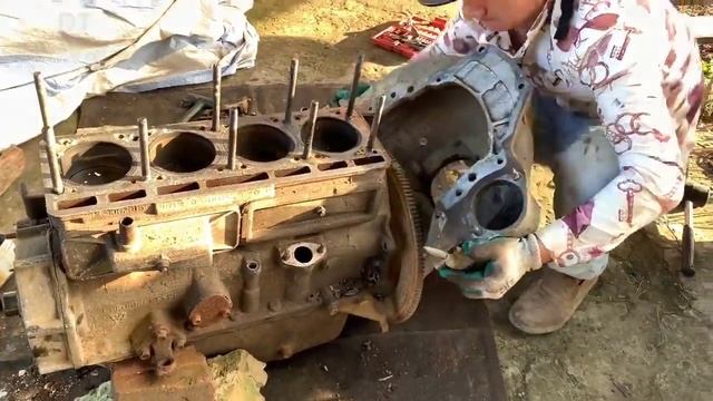 Полная реставрация древнего УАЗ 469 | Реставрация и ремонт старинных автомобилей уаз 469 смотреть онлайн